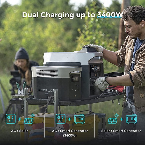 ��� ���� �� ����� ECOFLOW DELTA2000MAX + �� �����