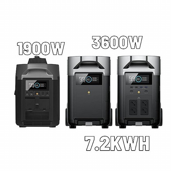 ��� ���� �� ����� ECOFLOW DELTA3600PRO + �� ����� + ������ ���