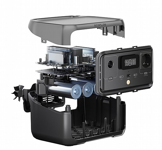 ��� ������ ECOFLOW - ���� �� RIVER2  LIFEPO4 ������ 0.256Kwh -���� 0.3-06KW ����� ����� ���� ������ ����� 110W
