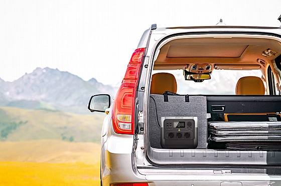 ��� ������ ECOFLOW - ���� �� RIVERPRO2 LIFEPO4  ������ 0.768Kwh -���� 0.8-1.6KW  ����� ����� + ��� ������ �������� ������ 100W