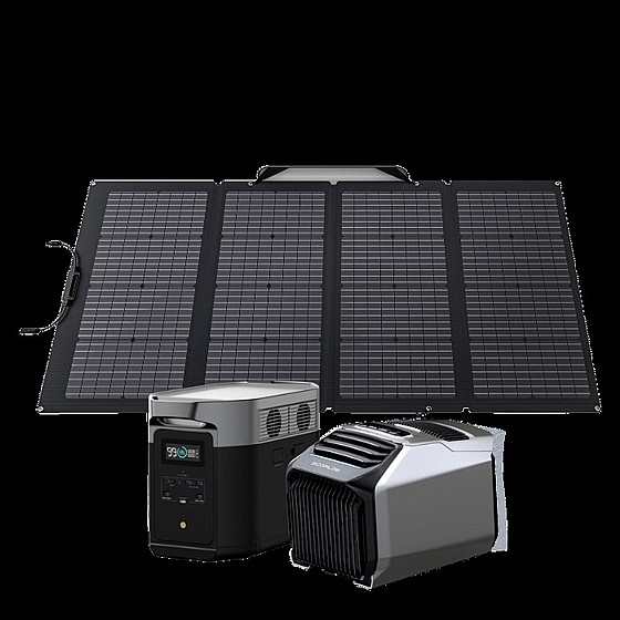 ��� ���� �� ECOFLOW DELTA2000MAX  ������ 2Kwh -���� 2.4KW  + ���� ��� + ���� ������ 400W �����