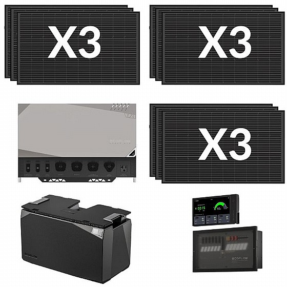 ��� ����� ������� ����� ECOFLOW POWER KIT 3600/6000W 5Kwh - ������ 4860W