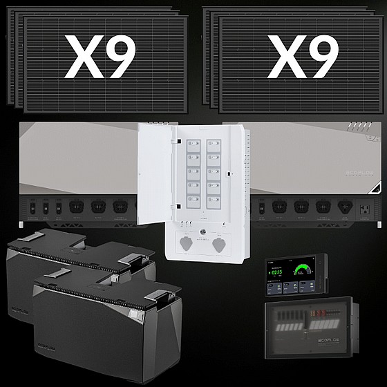 ��� ����� ������� ����� ECOFLOW POWER KIT 7200/12000W 10Kwh - ������ 9720W