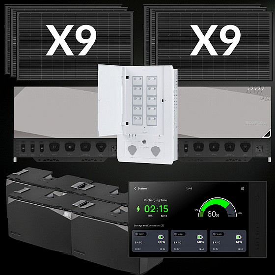 ��� ����� ������� ����� ECOFLOW POWER KIT 7200/12000W 20Kwh - ������ 9720W