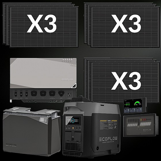 ��� ����� ������� ����� ECOFLOW POWER KIT 3600/6000W 5Kwh - ������ 4860W + ������ ���