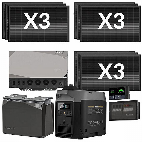 ��� ����� ������� ����� ECOFLOW POWER KIT 3600/6000W 5Kwh - ������ 4860W + ������ ���
