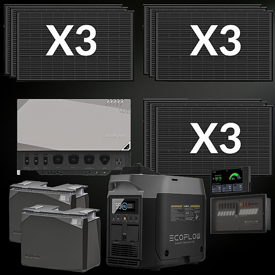 ��� ����� ������� ����� ECOFLOW POWER KIT 3600/6000W 10Kwh - ������ 4860W + ������ ���