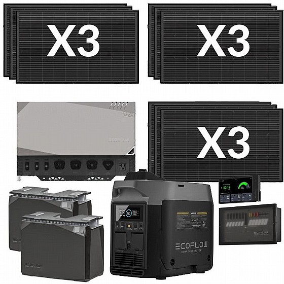 ��� ����� ������� ����� ECOFLOW POWER KIT 3600/6000W 10Kwh - ������ 4860W + ������ ���