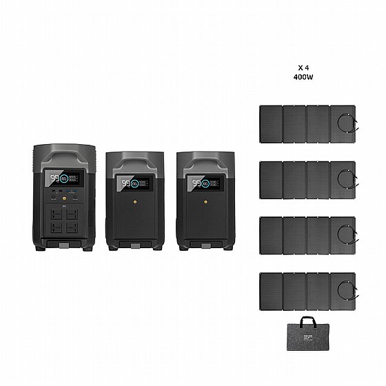 ����� ������� �������� - ������ 10.8Kwh  - ���� 3.6Kw- ������ 1600W ���� ECOFLOW