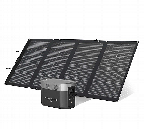 ��� ������ ECOFLOW - ���� �� DELTA2MAX  ������ 2Kwh -���� 2.4KW + �� 2 ������ �������� ������� 200W