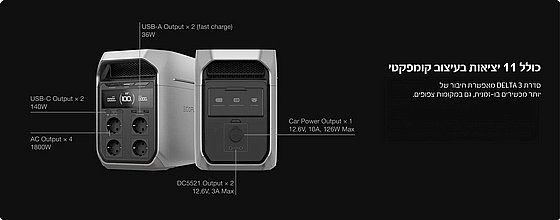 ���� ��� ECOFLOW DELTA 3PLUS UPS