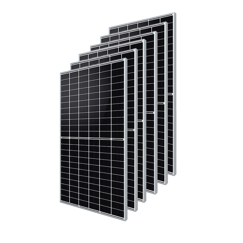 סט 6 פאנלים סולאריים  MONO 550W 49V כולל מתאמים ומפצל MC4 PARALEL
