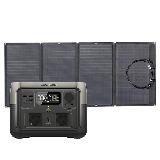 ��� ������ ECOFLOW - ���� �� RIVERMAX2  LIFEPO4  ������ 0.512Kwh -���� 0.5-1KW  ����� ����� ���� ������ ����� 160W