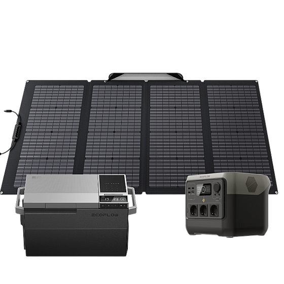 ��� ���� �� ECOFLOW RIVER 2 PRO  ����� ����� + ���� ��� + ���� ������ 160W �����
