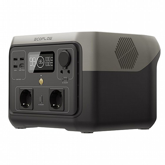 ���� �� ����� 2 ECOFLOW RIVER MAX ��� ��� LIFEPO4  ������ 0.512Kwh - ���� 0.5-1KW  ����� �����
