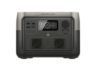 תחנת כח ניידת 2 ECOFLOW RIVER MAX דגם חדש LIFEPO4 קיבולת 0.512Kwh - הספק 0.5-1KW טעינה מהירה תחנת כח ניידת 2 ECOFLOW RIVER MAX דגם חדש LIFEPO4 קיבולת 0.512Kwh - הספק 0.5-1KW טעינה מהירה