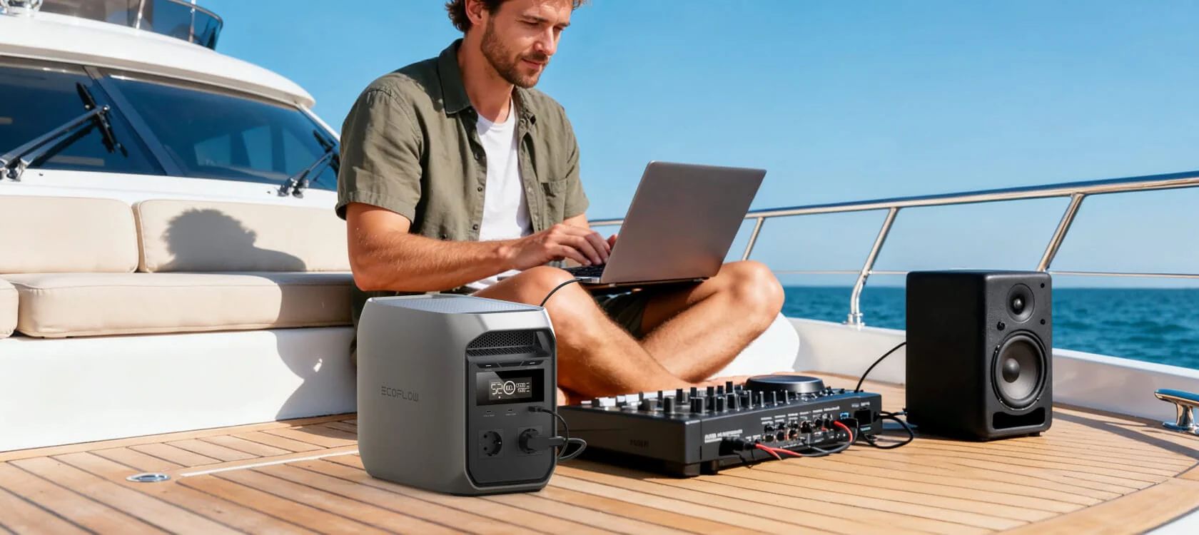 תחנת כח ניידת EcoFlow DELTA 3 CLASSIC לשטח 