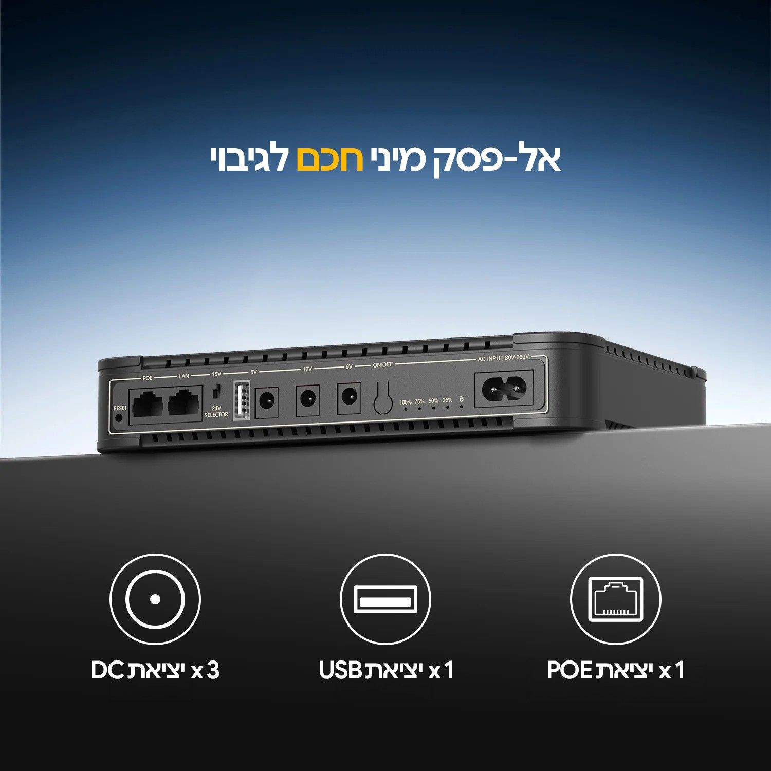 אל-פסק מיני חכם לגיבוי